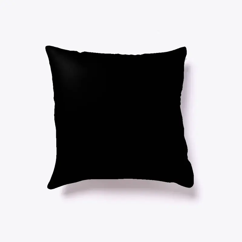 Insanely Black Throw Pillow