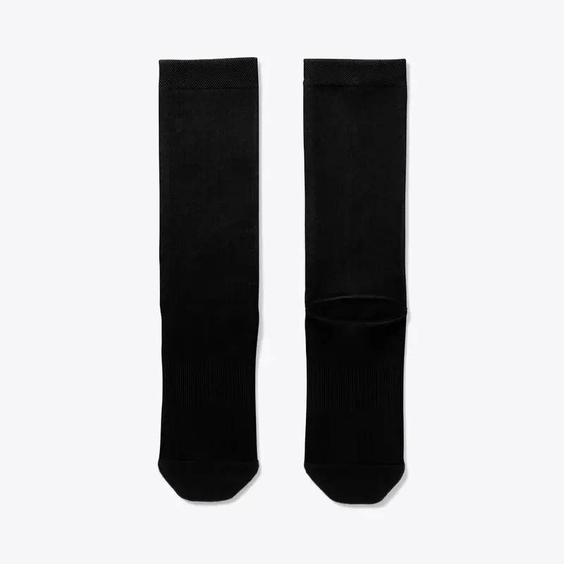 Insanely Black Crew Socks