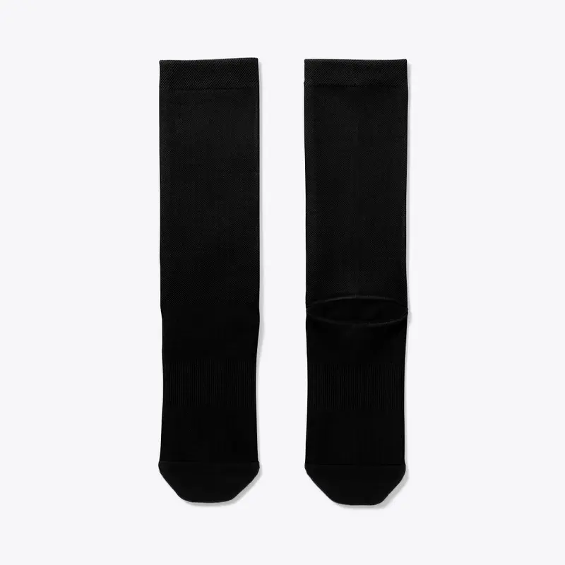 Insanely Black Crew Socks