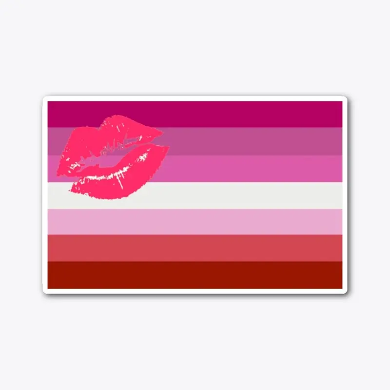 Lipstick Lesbian Pride Flag